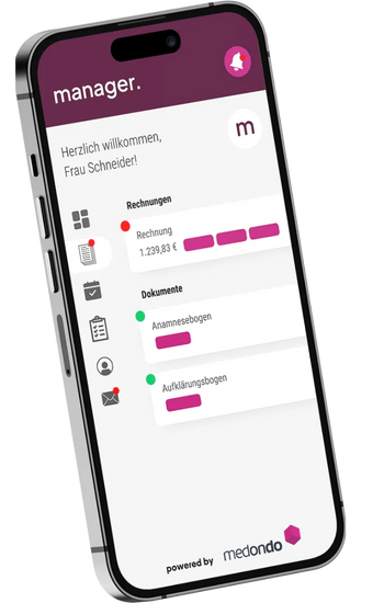 Smartphone Mockup Digitale Rechnungen
